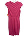 Diane Von Furstenberg Size 0 Bubblegum Pink Rayon & Nylon Cap Sleeve Dress Bubblegum Pink / 0
