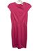 Diane Von Furstenberg Size 0 Bubblegum Pink Rayon & Nylon Cap Sleeve Dress Bubblegum Pink / 0