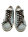 Golden Goose Shoe Size 39 Blue, White, Multi Canvas Metallic Thread Sneakers Blue, White, Multi / 39