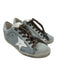 Golden Goose Shoe Size 39 Blue, White, Multi Canvas Metallic Thread Sneakers Blue, White, Multi / 39