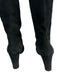 Stuart Weitzman Shoe Size 8 Black Suede Almond Toe Outer Side Zip Boots Black / 8