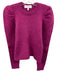 Derek Lam 10 Crosby Size S Magenta Poly Blend Crew Neck Long Sleeve Sweater Magenta / S
