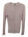 Ganni Size S Pink Poly Blend Lace Long Sleeve Ruched Top Pink / S