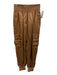 Cinq a Sept Size XS Brown Cupro Elastic Waist Cargo Pockets Elastic Ankle Pants Brown / XS