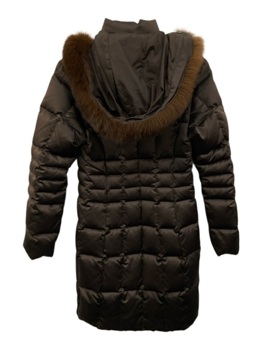 Searle Size 2 Dark Wash Polyester Long Sleeve Quilted Down Filling Hooded Coat Dark Wash / 2