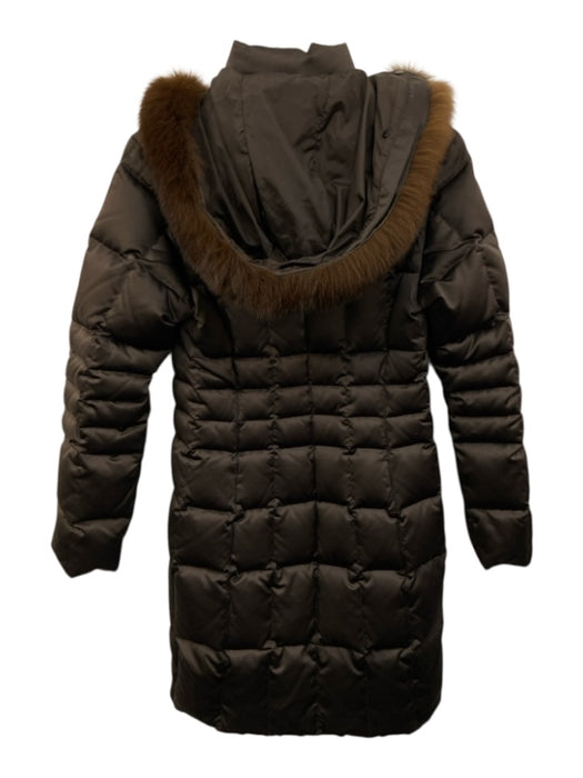 Searle Size 2 Dark Wash Polyester Long Sleeve Quilted Down Filling Hooded Coat Dark Wash / 2