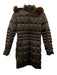 Searle Size 2 Dark Wash Polyester Long Sleeve Quilted Down Filling Hooded Coat Dark Wash / 2