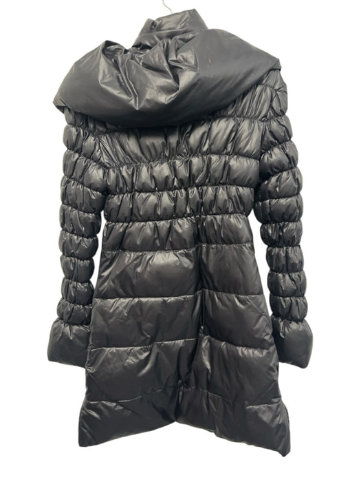 Ciao Milano Size Small Gray Black Nylon Long Sleeve Quilted Polyester Fill Coat Gray Black / Small
