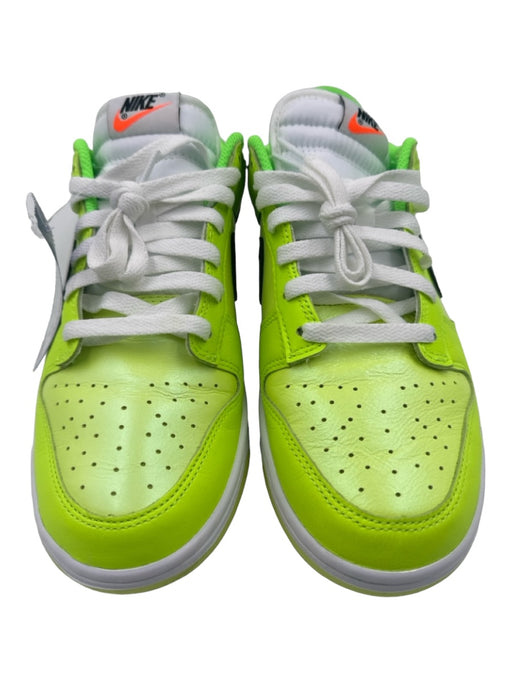 Nike Shoe Size 10 Neon Green Leather Low Top Laces Sneakers Neon Green / 10