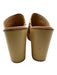 Kimberly Whitman for Antonio Melani Shoe Size 9.5 Beige Leather Upper Clog Mules Beige / 9.5