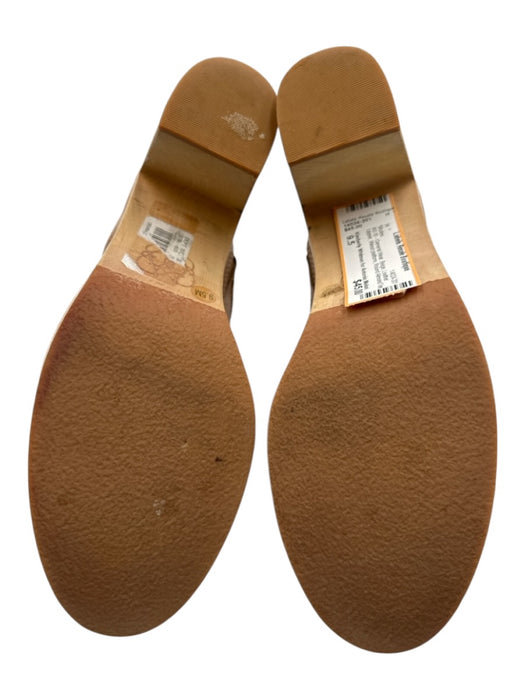 Kimberly Whitman for Antonio Melani Shoe Size 9.5 Beige Leather Upper Clog Mules Beige / 9.5