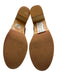 Kimberly Whitman for Antonio Melani Shoe Size 9.5 Beige Leather Upper Clog Mules Beige / 9.5