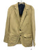 Sid Mashburn Tan Linen Blend Solid 2 Button Men's Blazer Tan / 50