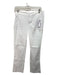 Vince Size 2 White Cotton Mid Rise Slim Fit Pants White / 2