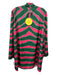 Alden Adair Size L Green & Pink Polyester Striped Keyhole Back Pockets Dress Green & Pink / L