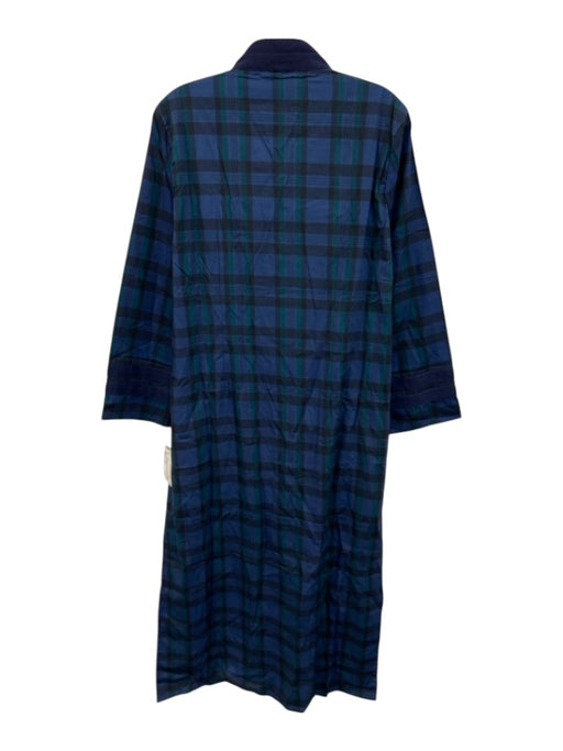 Sail To Sable Size L Blue & Green Cotton Tunic Maxi Embroidered Design Dress Blue & Green / L