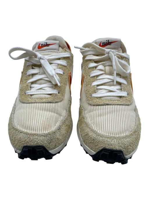 Nike Shoe Size 9 Tan & Orange Suede Lace Up Fabic Block Sneakers Tan & Orange / 9