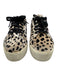 Superga Shoe Size 8.5 Tan & black Synthetic Leopard Print Lace Up Sneakers Tan & black / 8.5
