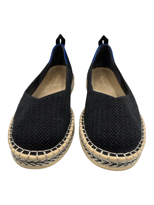 Rothy's Shoe Size 9 Black Synthetic Slip On Knit Flats Black / 9