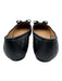 Salvatore Ferragamo Shoe Size 9 Black Leather Quilted Patent Toe Flats Black / 9