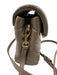 Saint Laurent Beige Leather Gold Tone Hardware Quilted Chevron Bag Beige