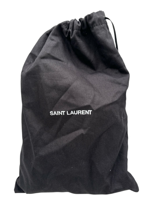 Saint Laurent Beige Leather Gold Tone Hardware Quilted Chevron Bag Beige