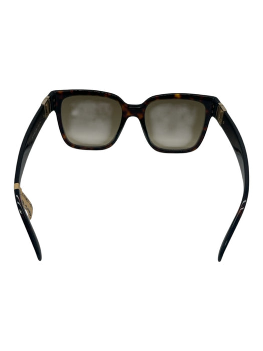 Givenchy Dark Brown Acetate Tortoiseshell Gradient Lens Square Flat Sunglasses Dark Brown