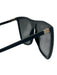 Givenchy Black Acetate Flat Top Gradient Lens Square Flat Sunglasses Black