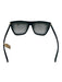 Givenchy Black Acetate Flat Top Gradient Lens Square Flat Sunglasses Black