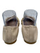 Stuart Weitzman Shoe Size 9.5 Beige & Gold Leather Upper Almond Toe Flats Beige & Gold / 9.5