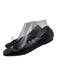 Valentino Garavani Shoe Size 39.5 Black Patent Leather Bow detail Logo Flats Black / 39.5