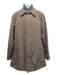 Brunello Cucinelli Size 54 Dark Tan Cotton Blend Solid Zip UP Men's Jacket Dark Tan / 54