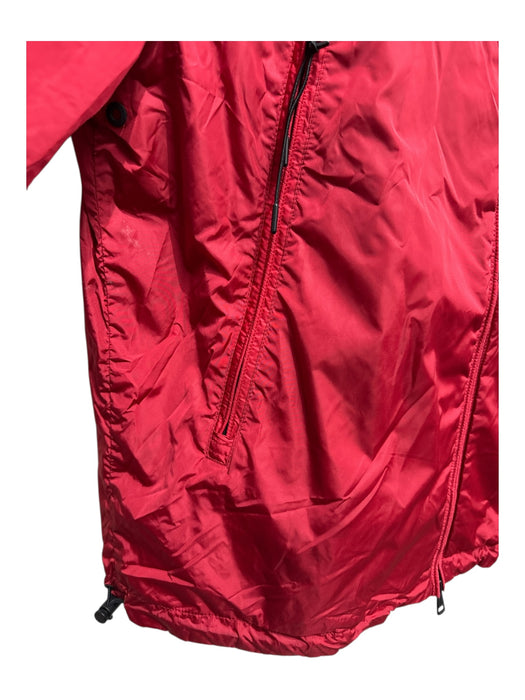 Moncler Size 5 Red Synthetic Solid Windbreaker Zip Up Men's Jacket Red / 5