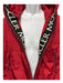 Moncler Size 5 Red Synthetic Solid Windbreaker Zip Up Men's Jacket Red / 5