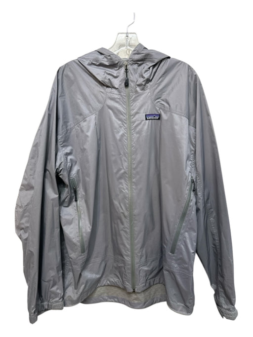 Patagonia Size L Gray Nylon Zip Up Zip Pockets Men's Jacket Gray / L