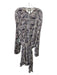 Isabel Marant Etoile Size 42 Beige Brown & Blue Viscose Paisley Shift Dress Beige Brown & Blue / 42