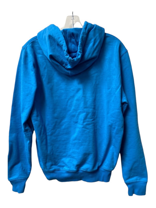 Lacoste X Polaroid Size S Bright Blue Cotton Hood Long Sleeve Drawstring Hoodie Bright Blue / S