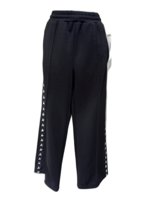 Golden Goose Size M Black & White Polyester stars Drawstring Waist Track Pants Black & White / M
