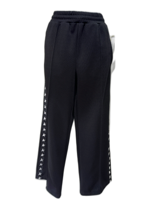 Golden Goose Size M Black & White Polyester stars Drawstring Waist Track Pants Black & White / M