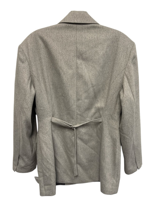 Ronny Kobo Size XS/S Gray Polyester Blend Twill Heathered Blazer Pant Set Gray / XS/S