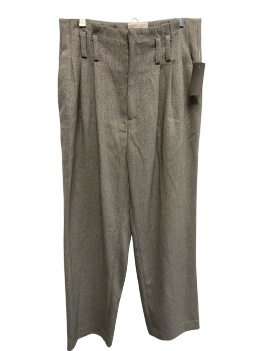 Ronny Kobo Size XS/S Gray Polyester Blend Twill Heathered Blazer Pant Set Gray / XS/S