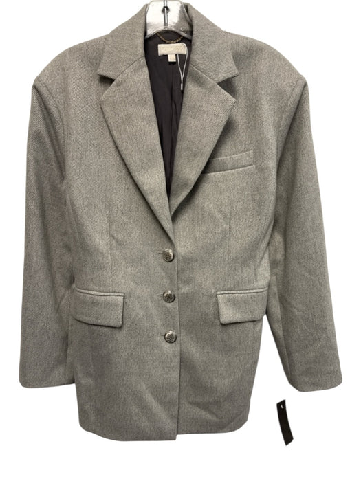 Ronny Kobo Size XS/S Gray Polyester Blend Twill Heathered Blazer Pant Set Gray / XS/S