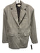 Ronny Kobo Size XS/S Gray Polyester Blend Twill Heathered Blazer Pant Set Gray / XS/S