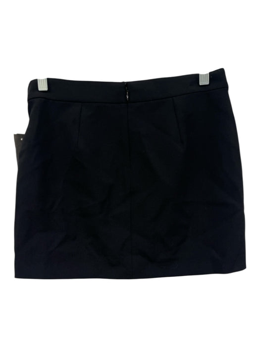 Stella McCartney Size 38 Black, Gold, Silver Polyester & Wool Chain Detail Skirt Black, Gold, Silver / 38