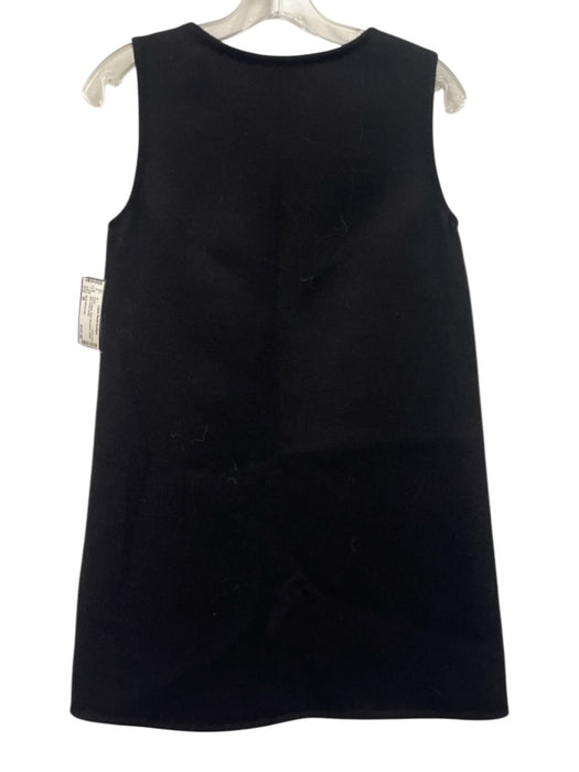 Stella McCartney Size 38 Gray & Black Wool Sleeveless Coated Mini Dress Gray & Black / 38