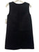 Stella McCartney Size 38 Gray & Black Wool Sleeveless Coated Mini Dress Gray & Black / 38