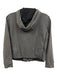 Prada Size XS Gray Cotton & Elastane Hood Heathered Zip Up Jacket Gray / XS