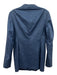 Jil Sander Size 36 Blue Cotton & Silk Buttons Lapel Jacket Blue / 36