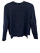 Celine Size XS Navy Blue Wool Tie Front 3/4 Sleeve Cardigan Navy Blue / XS