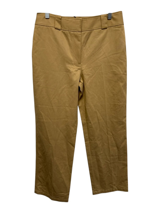 Saint Art Size S Khaki Beige Cotton Twill Zip & Hook Closure High Rise Pants Khaki Beige / S